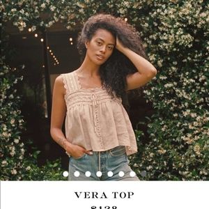 Doen Vera Top Sundried Rose XS NWT